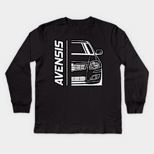 MK2 Avensis JDM Sedan Kids Long Sleeve T-Shirt